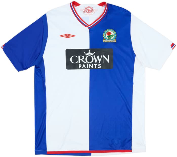 2009-10 Blackburn Home Shirt Pedersen #12 - 8/10 - (L)