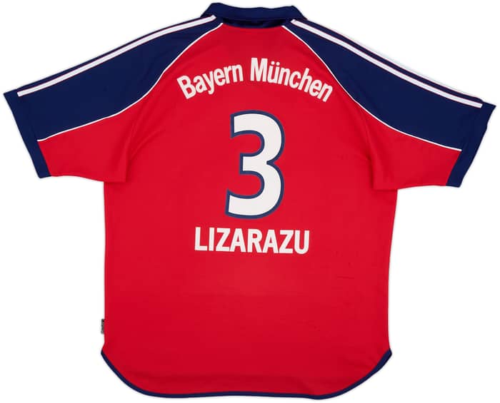 1999-01 Bayern Munich Home Shirt Lizarazu #3 - 7/10 - (XL)