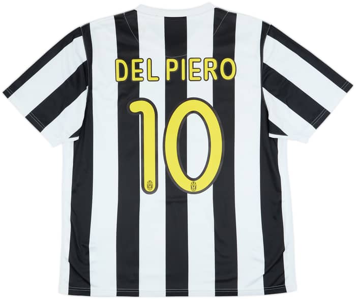 2009-10 Juventus Basic Home Shirt Del Piero #10 - 6/10 - (L)