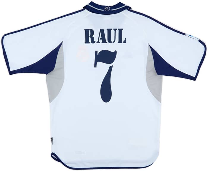 2000-01 Real Madrid Home Shirt Raul #7 - 7/10 - (M)