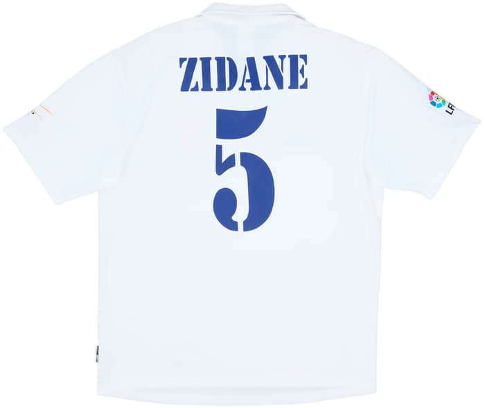 2001 Real Madrid Home Shirt Zidane #5 - 10/10 - (M)