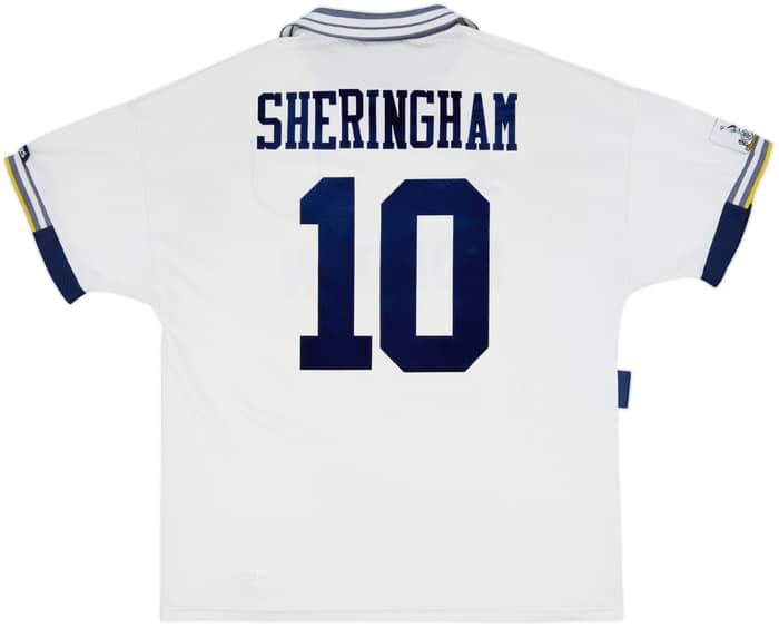 1993-95 Tottenham Home Shirt Sheringham #10 - 7/10 - (XL)