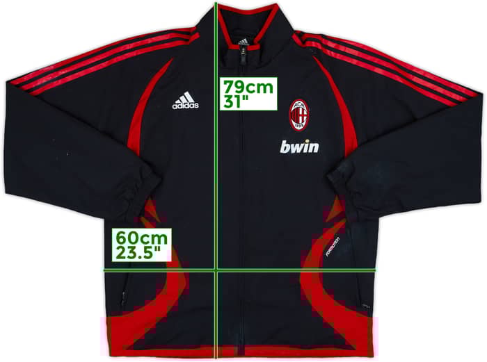 2006-07 AC Milan adidas Track Jacket - 3/10 - (L)