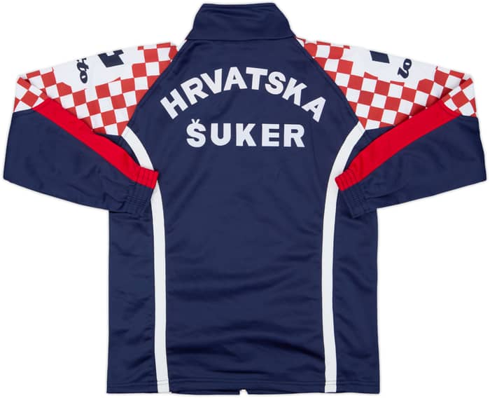 1996-98 Croatia Lotto Track Jacket - 8/10 - (XL.Boys)
