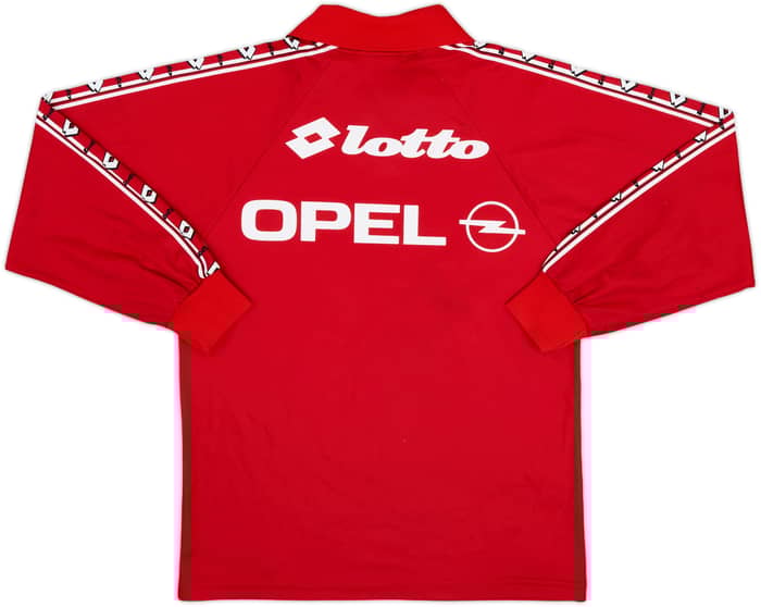 1995-96 AC Milan Lotto Training L/S Shirt - 8/10 - (XL.Boys)