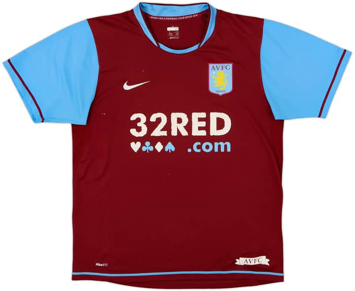 2007-08 Aston Villa Home Shirt - 4/10 - (M)