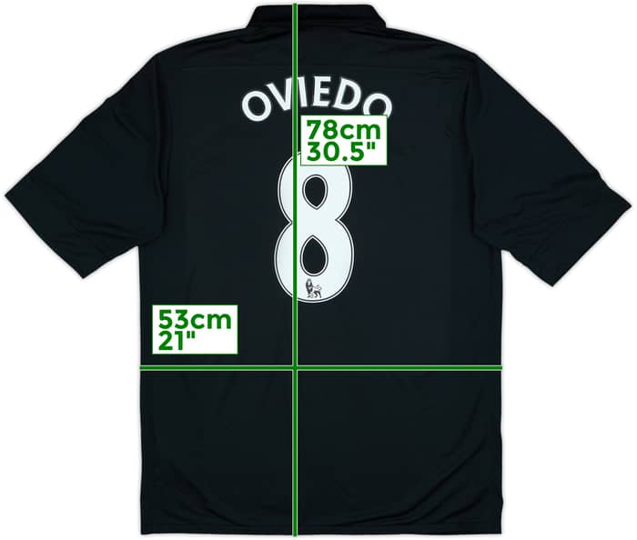2012-13 Everton Away Shirt Oviedo #8 - 10/10 - (L)