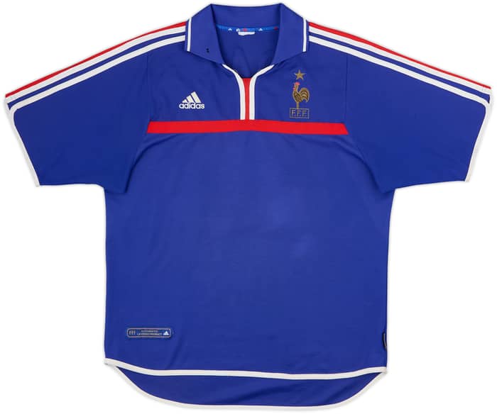 2000-02 France Home Shirt Zidane #10 - 4/10 - (XL)