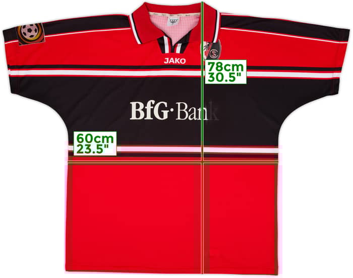 1999-01 Freiburg Home Shirt - 5/10 - (XL)
