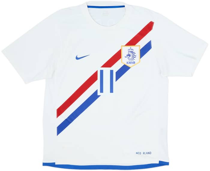 2006-08 Netherlands Away Shirt Robben #11 - 6/10 - (M)