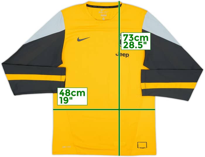 2013-14 Juventus Nike Pre-Match Training L/S Shirt - 7/10 - (M)