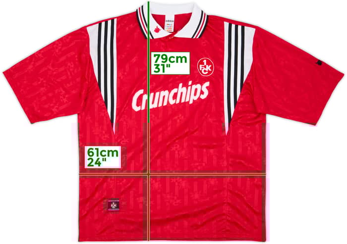 1996-98 Kaiserslautern Home Shirt - 8/10 - (XL)