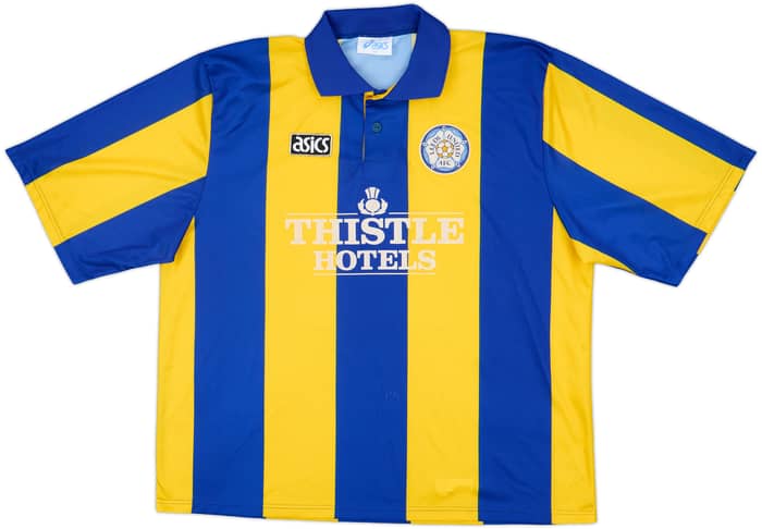 1993-95 Leeds United Away Shirt Yeboah #21 - 6/10 - (XXL)