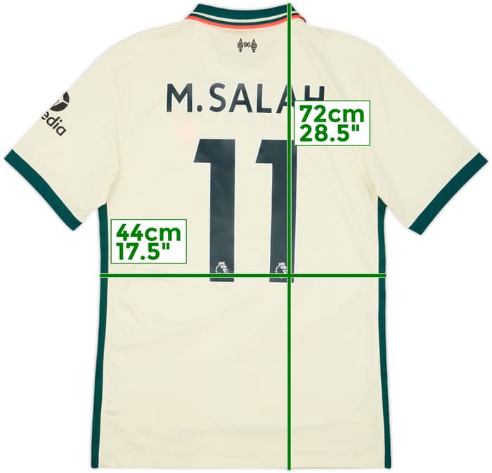 2021-22 Liverpool Away Shirt M.Salah #11 - 8/10 - (S)