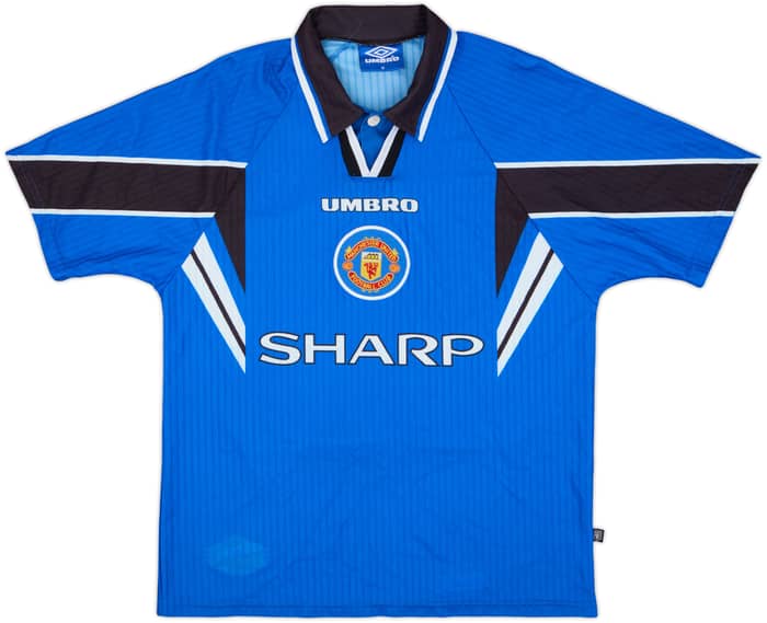 1996-98 Manchester United Third Shirt Beckham #10 - 7/10 - (M)