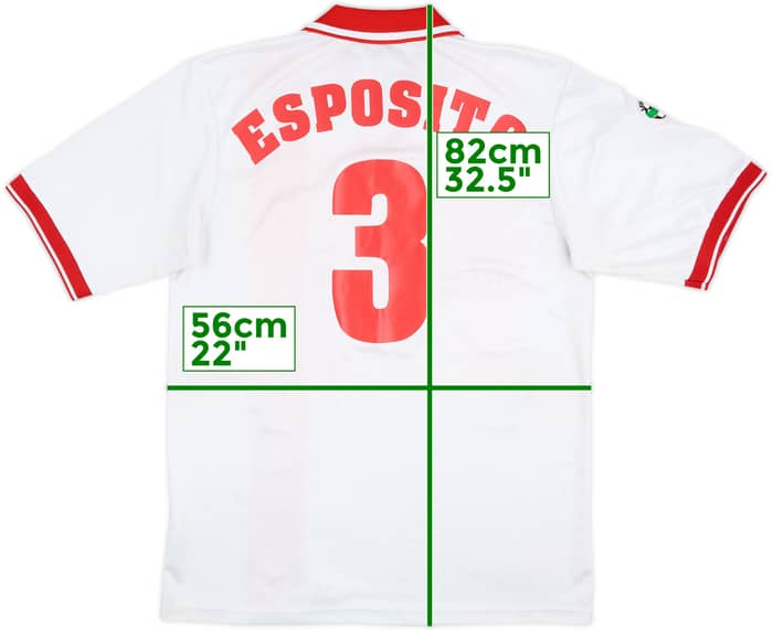 2000-01 Monza Match Issue Away Shirt Esposito #3