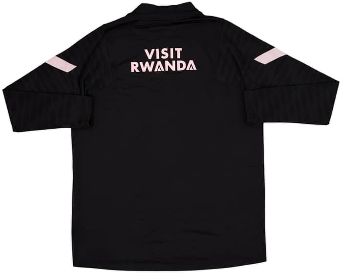 2021-22 Paris Saint-Germain Nike 1/4 Zip Drill Top - 6/10 - (XL)