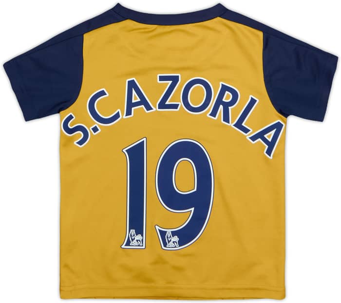 2015-16 Arsenal Away Shirt S.Cazorla #19 - 7/10 - (3-4 Years)
