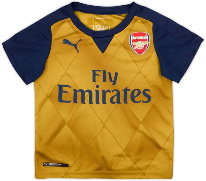 2015-16 Arsenal Away Shirt S.Cazorla #19 - 7/10 - (3-4 Years)