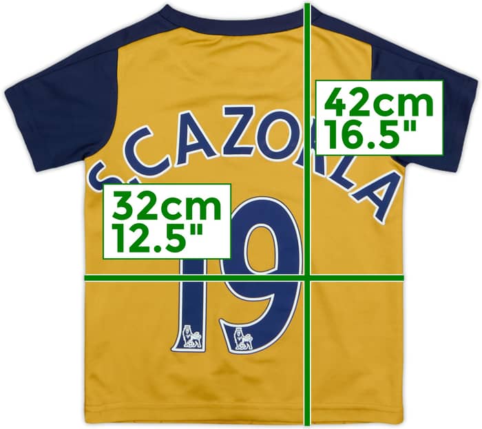 2015-16 Arsenal Away Shirt S.Cazorla #19 - 7/10 - (3-4 Years)