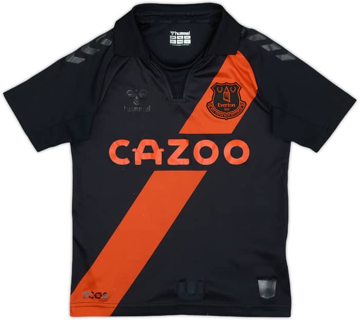 2021-22 Everton Away Shirt - 8/10 - (S.Boys)