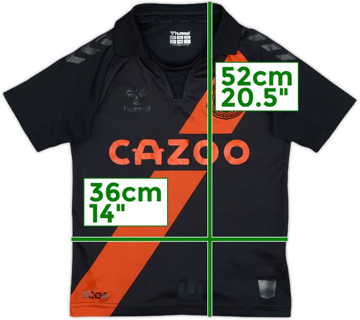 2021-22 Everton Away Shirt - 8/10 - (S.Boys)