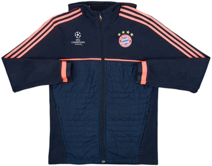 2015-16 Bayern Munich CL adidas Hooded Track Jacket - 8/10 - (M)