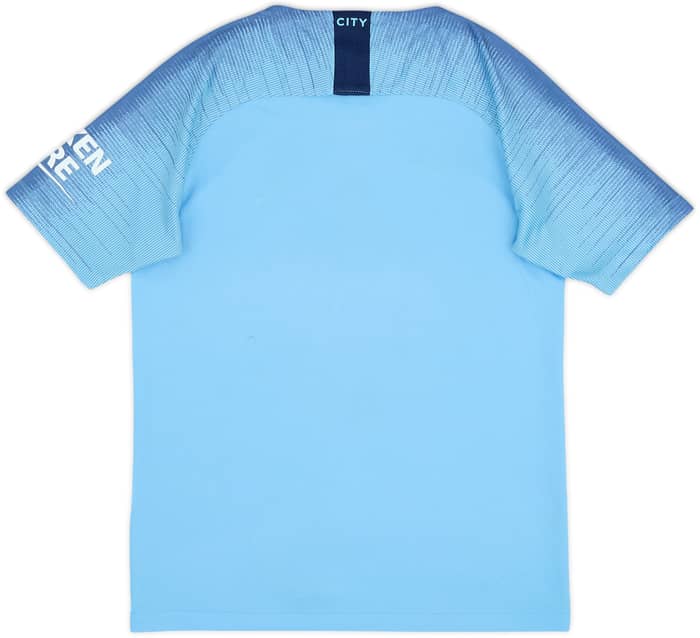 2018-19 Manchester City Home Shirt - 7/10 - (M.Boys)