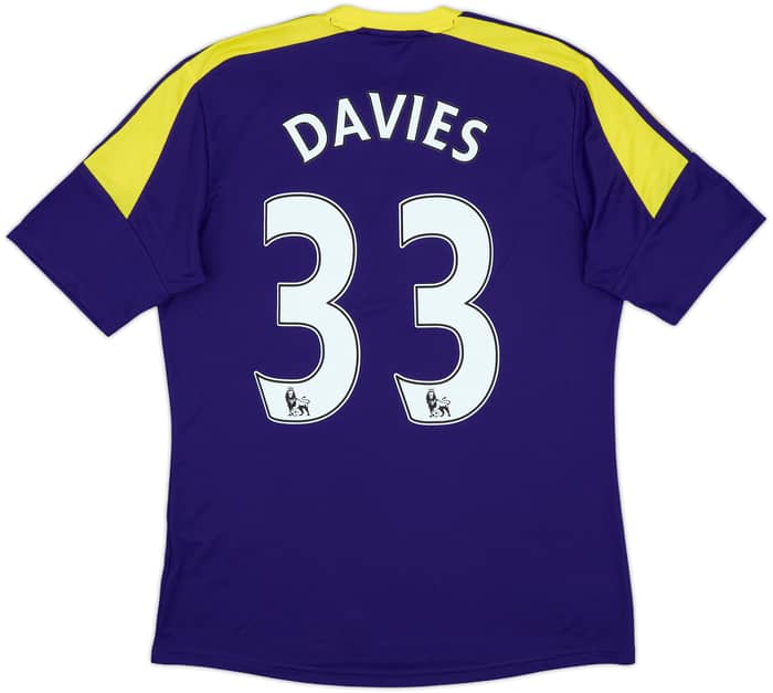 2013-14 Swansea Away Shirt Davies #33 - 8/10 - (M)
