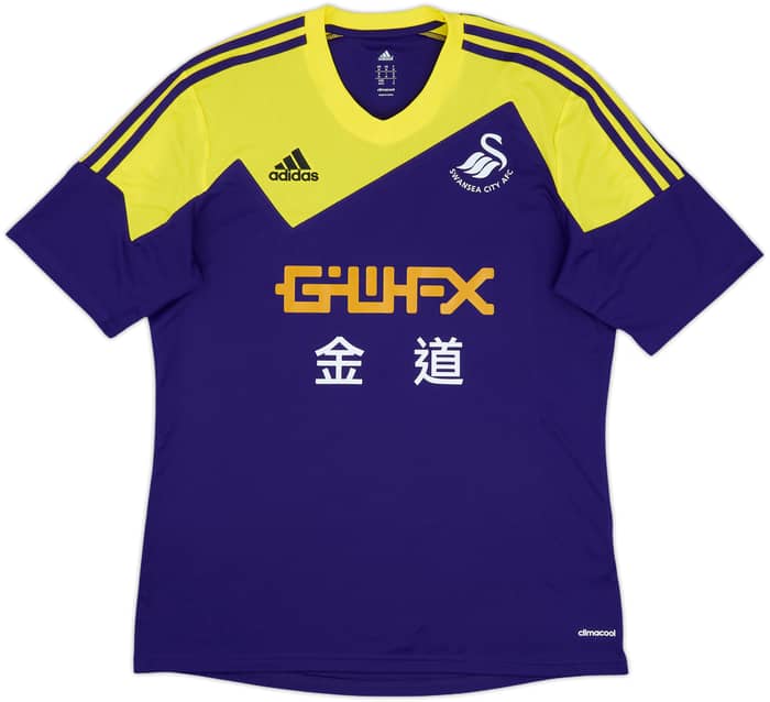 2013-14 Swansea Away Shirt Davies #33 - 8/10 - (M)