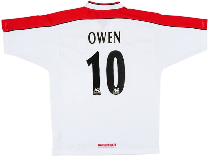 1998-99 Liverpool Away Shirt Owen #10 - 8/10 - (M)