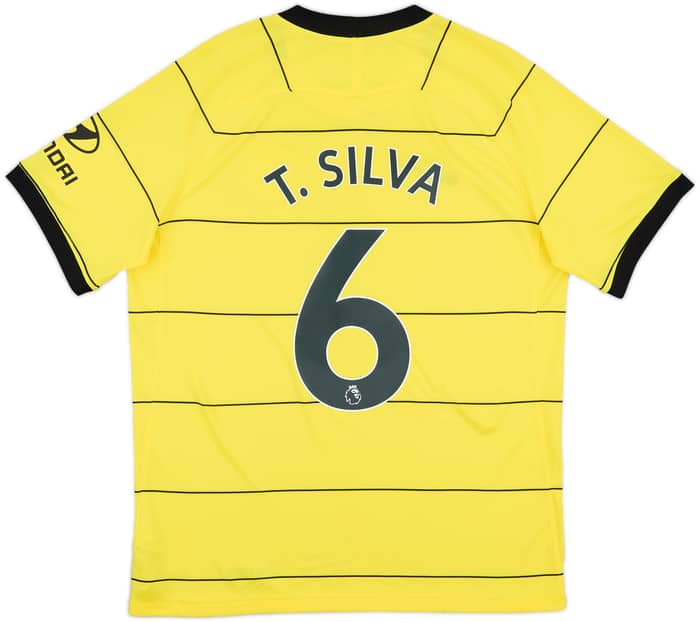 2021-22 Chelsea Away Shirt T.Silva #6 - 8/10 - (L)