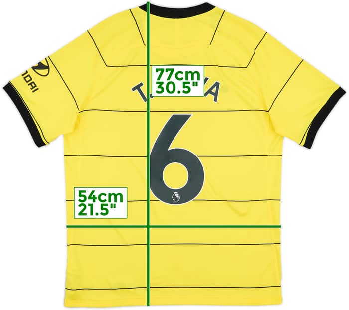 2021-22 Chelsea Away Shirt T.Silva #6 - 8/10 - (L)