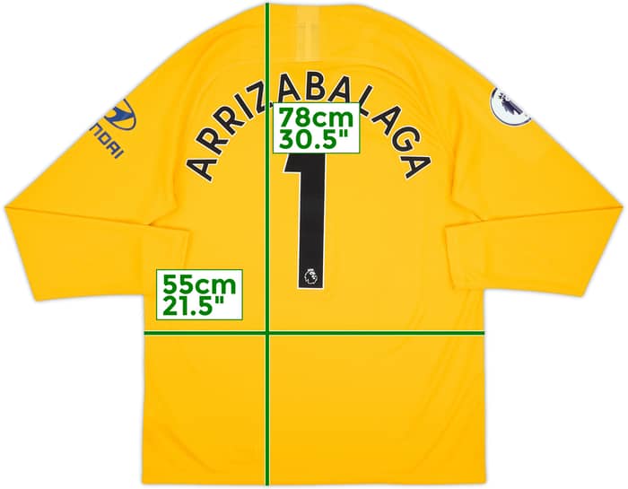 2019-20 Chelsea GK Shirt Arrizabalaga #1 - 9/10 - (L)