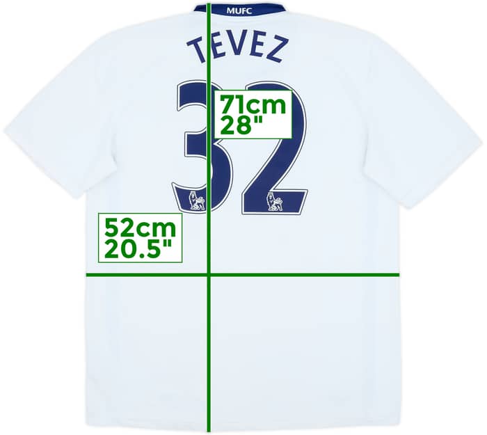 2008-10 Manchester United Away Shirt Tevez #32 - 6/10 - (M)