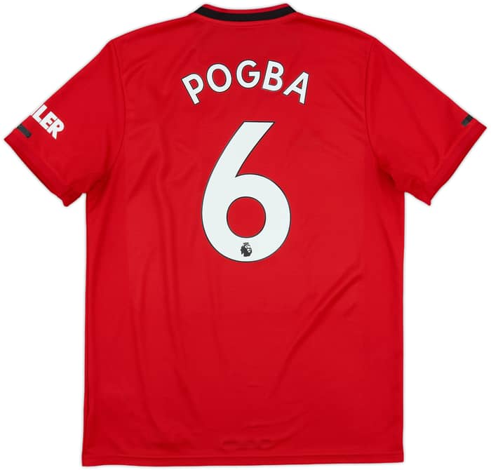 2019-20 Manchester United Home Shirt Pogba #6 - 7/10 - (L)