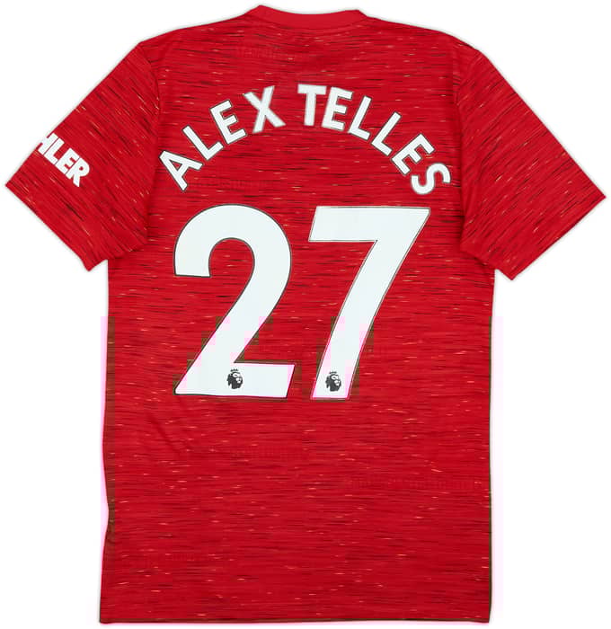 2020-21 Manchester United Home Shirt Alex Telles #27 - 6/10 - (S)