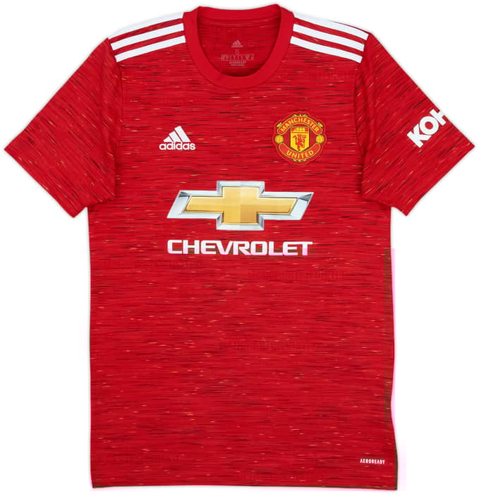 2020-21 Manchester United Home Shirt Alex Telles #27 - 6/10 - (S)