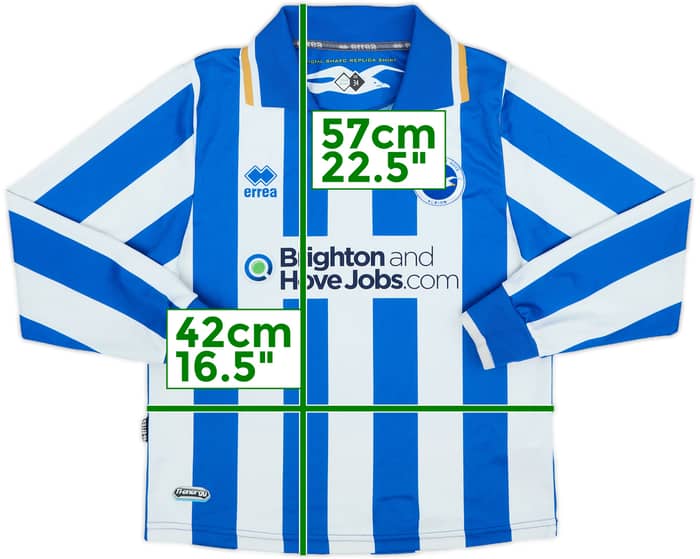 2011-13 Brighton Home L/S Shirt - 8/10 - (M.Boys)
