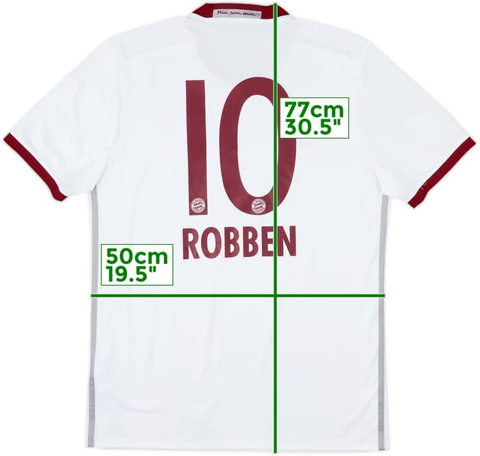 2016-17 Bayern Munich Third Shirt Robben #10 - 9/10 - (M)