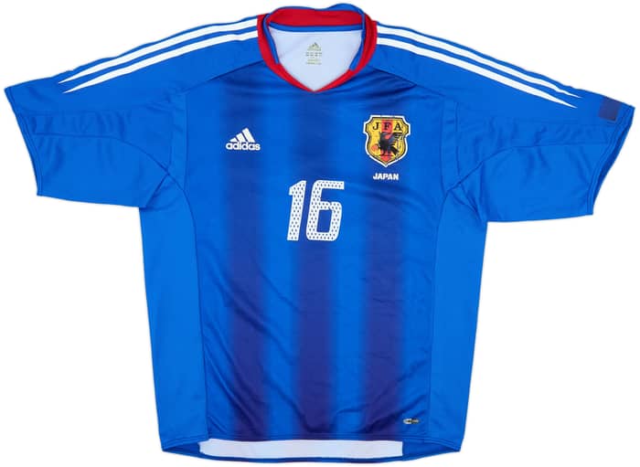 2004-06 Japan Home Shirt Fujita #16 - 5/10 - (L)