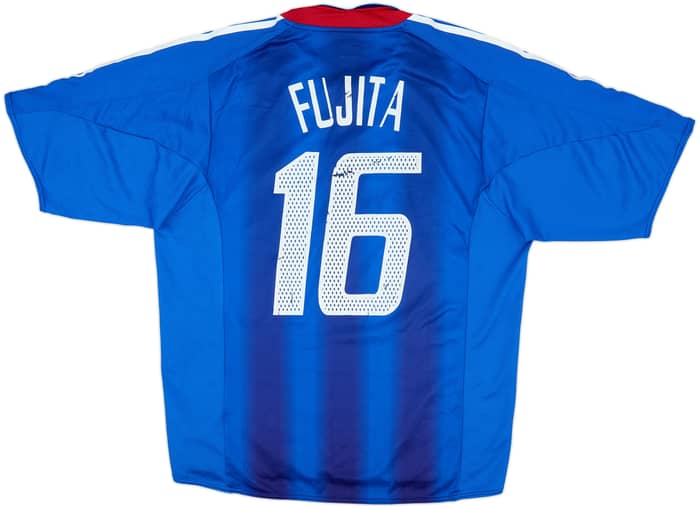 2004-06 Japan Home Shirt Fujita #16 - 5/10 - (L)