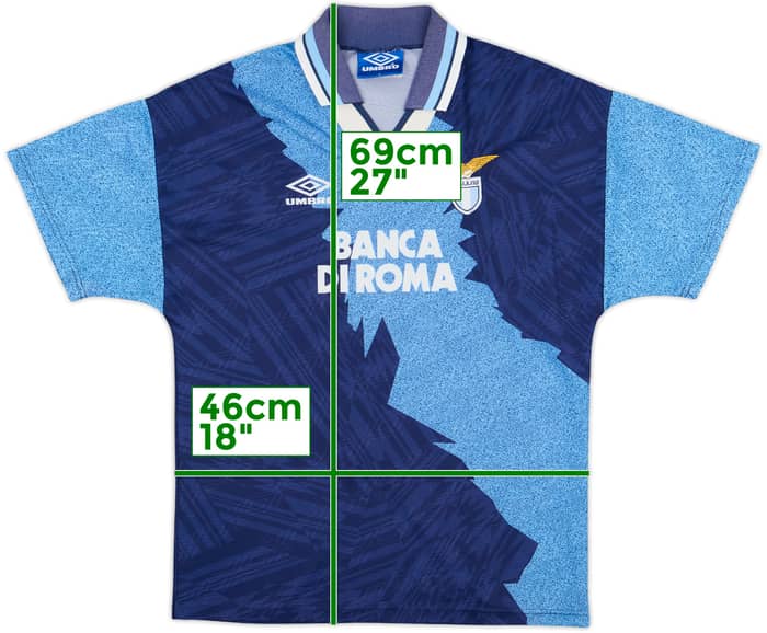 1994-96 Lazio Away Shirt #11 - 8/10 - (Y)