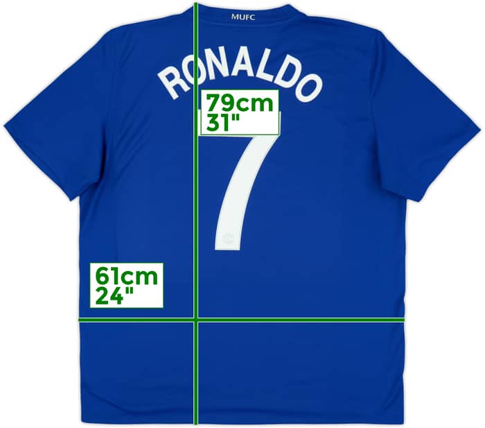 2008-09 Manchester United Third Shirt Ronaldo #7 - 7/10 - (XL)