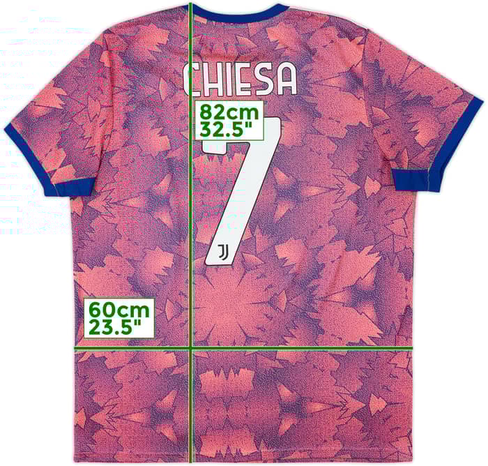 2022-23 Juventus Third Shirt Chiesa #7 - 10/10 - (XL)