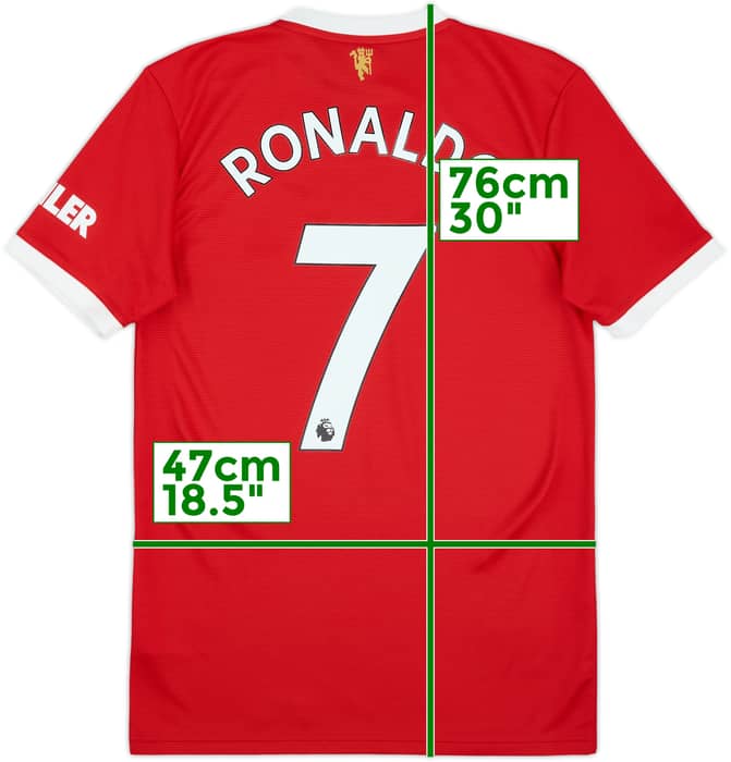 2021-22 Manchester United Home Shirt Ronaldo #7 (S)
