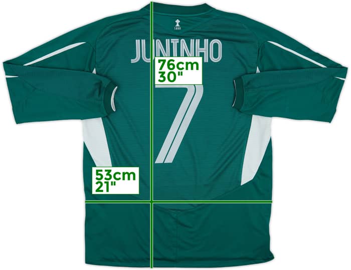 2004-05 Celtic Away L/S Shirt Juninho #7 - 7/10 - (L)