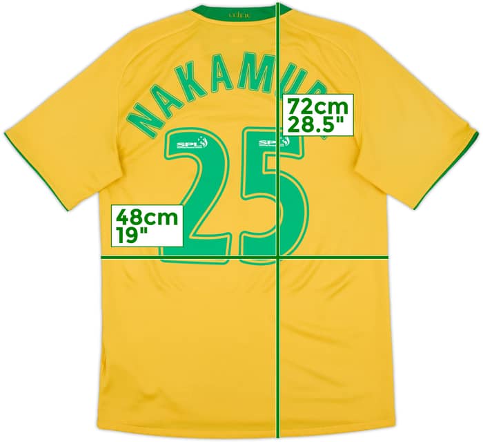 2008-09 Celtic Away Shirt Nakamura #25 - 6/10 - (S)