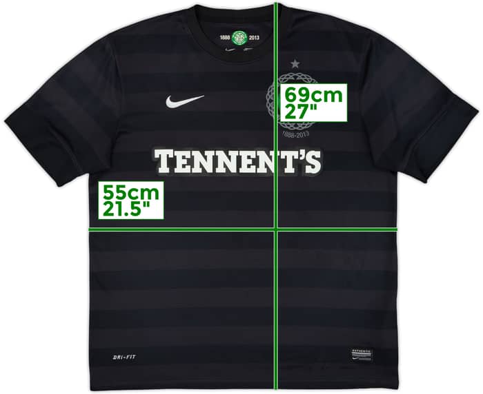 2012-13 Celtic '125th Anniversary' Away Shirt - 8/10 - (M)
