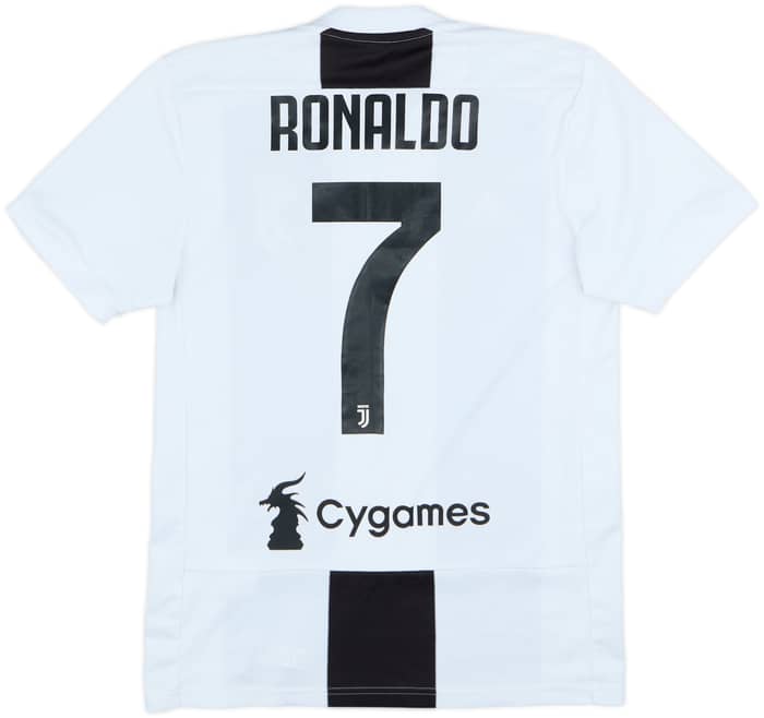 2018-19 Juventus Home Shirt Ronaldo #7 - 6/10 - (S)